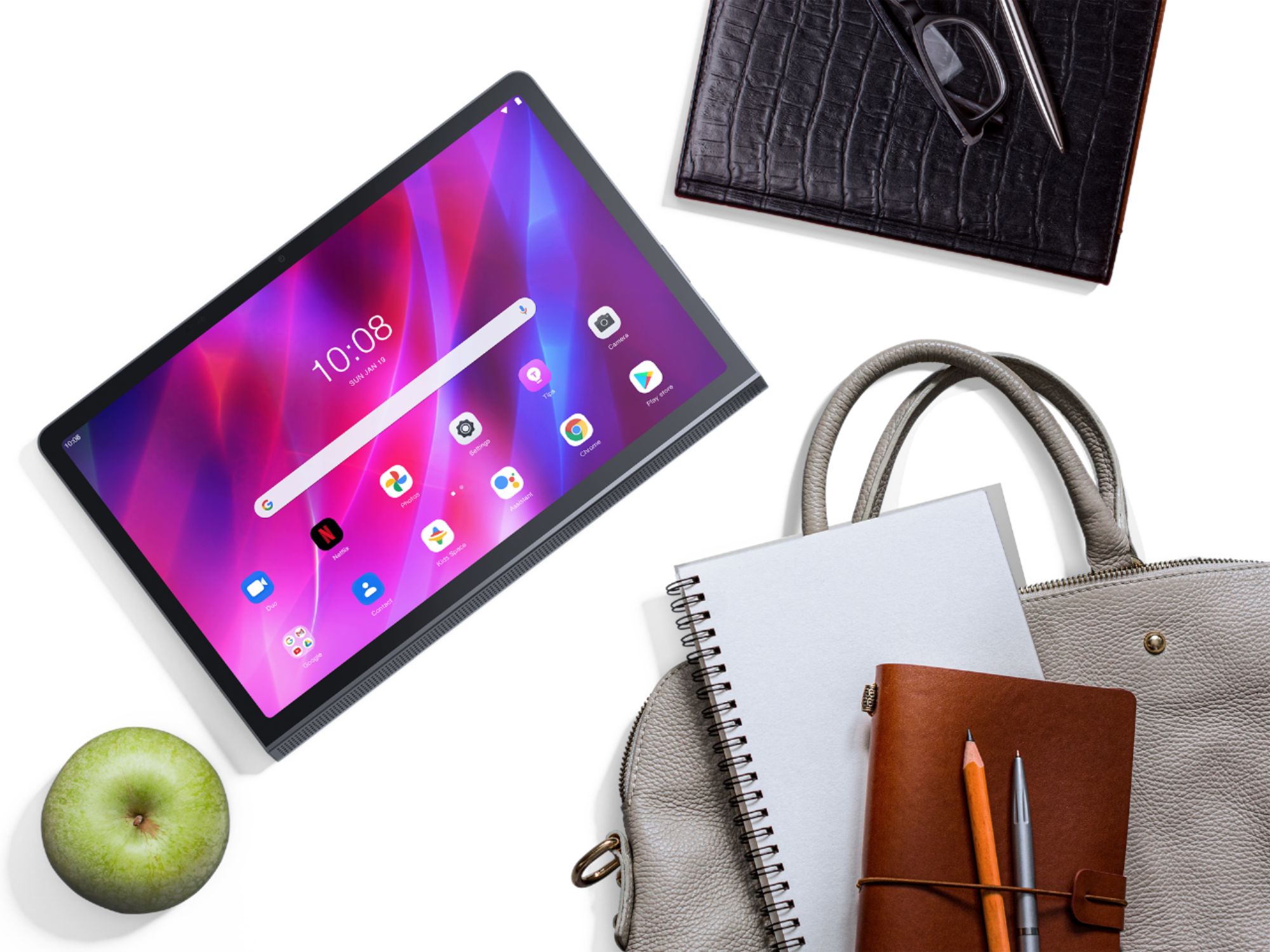 Lenovo - Yoga Tab 11 - 4/128 Go - Noir - Tablette Android - Rue du Commerce
