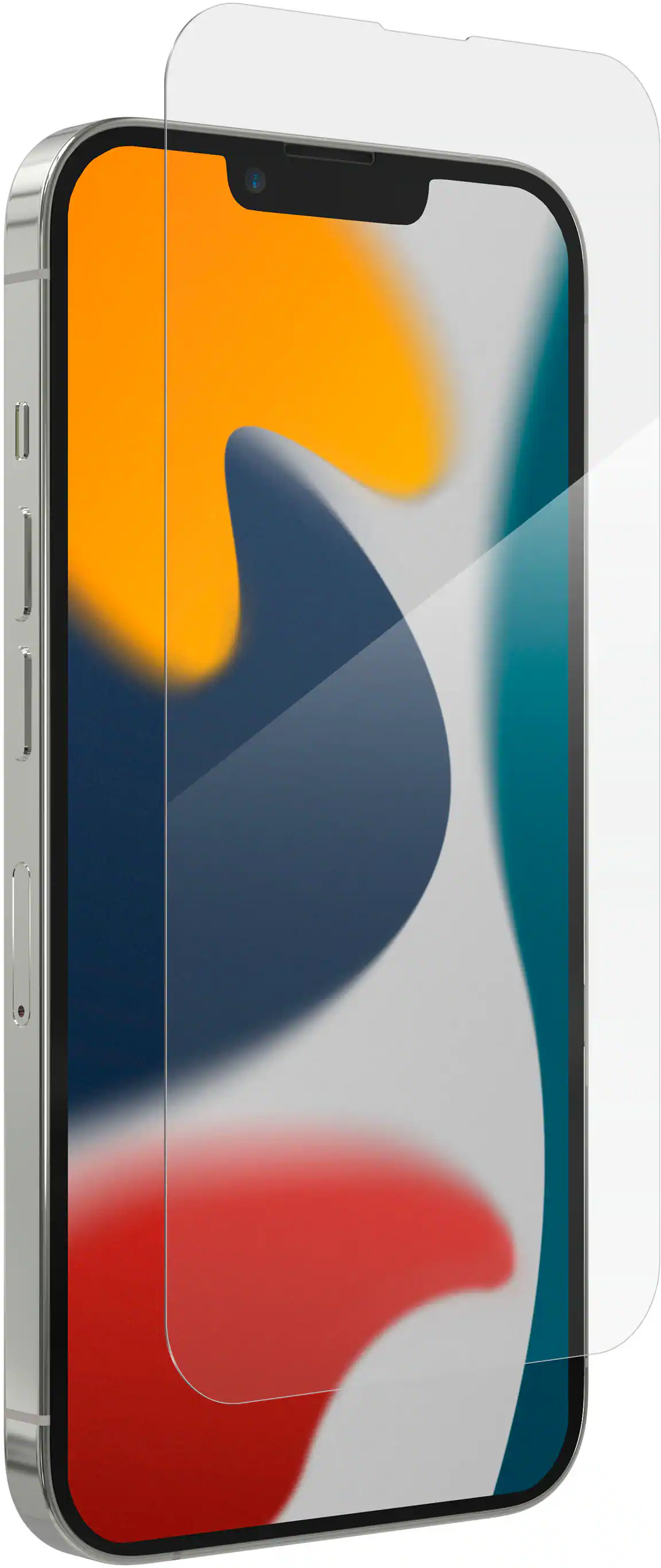 Angle. ZAGG - InvisibleShield Glass+ Defense Elite Maximum Edge-to-Edge Impact & Scratch Screen Protector for Apple iPhone 13/13 Pro - Clear.