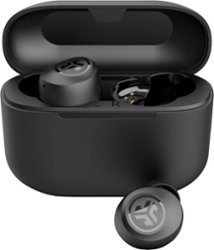 JLab - GO Air POP True Wireless In-Ear Headphones - Black - Front_Zoom