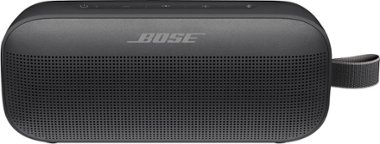 Bose - SoundLink Flex Portable Bluetooth Speaker with Waterproof/Dustproof Design - Black - Front_Zoom