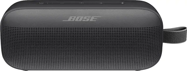 Front. Bose - SoundLink Flex Portable Bluetooth Speaker with Waterproof/Dustproof Design - Black.