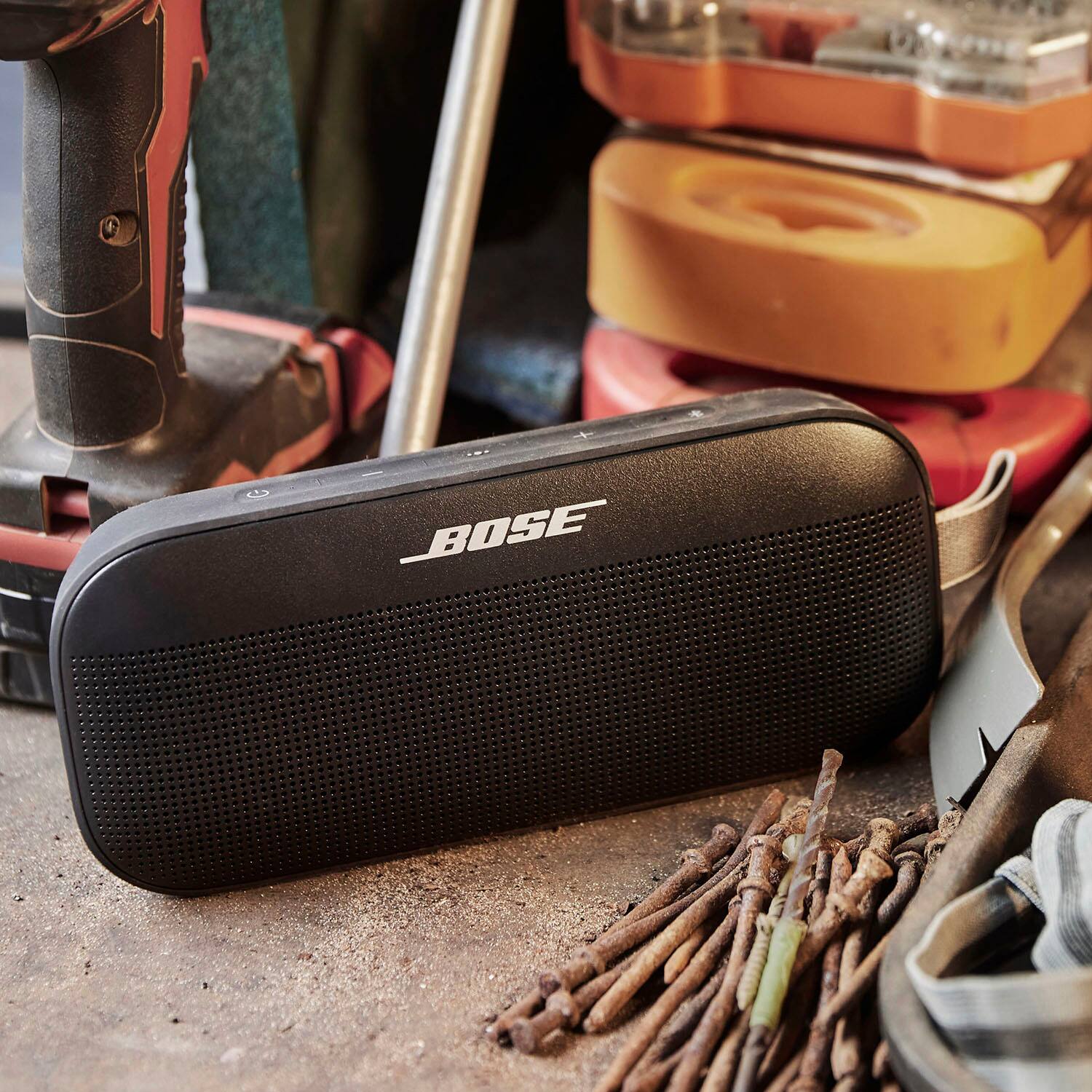 Alt View 12. Bose - SoundLink Flex Portable Bluetooth Speaker with Waterproof/Dustproof Design - Black.