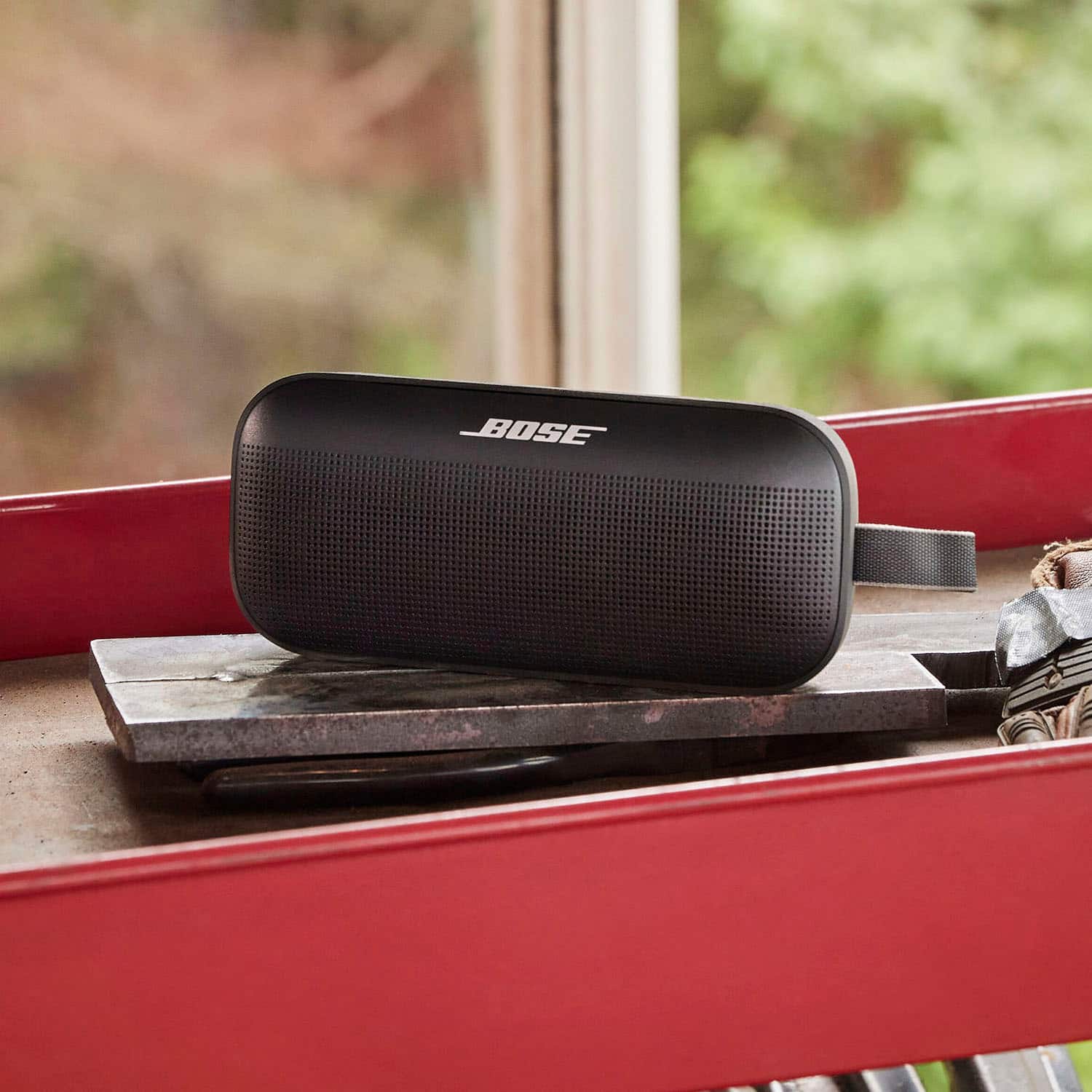 Alt View 13. Bose - SoundLink Flex Portable Bluetooth Speaker with Waterproof/Dustproof Design - Black.