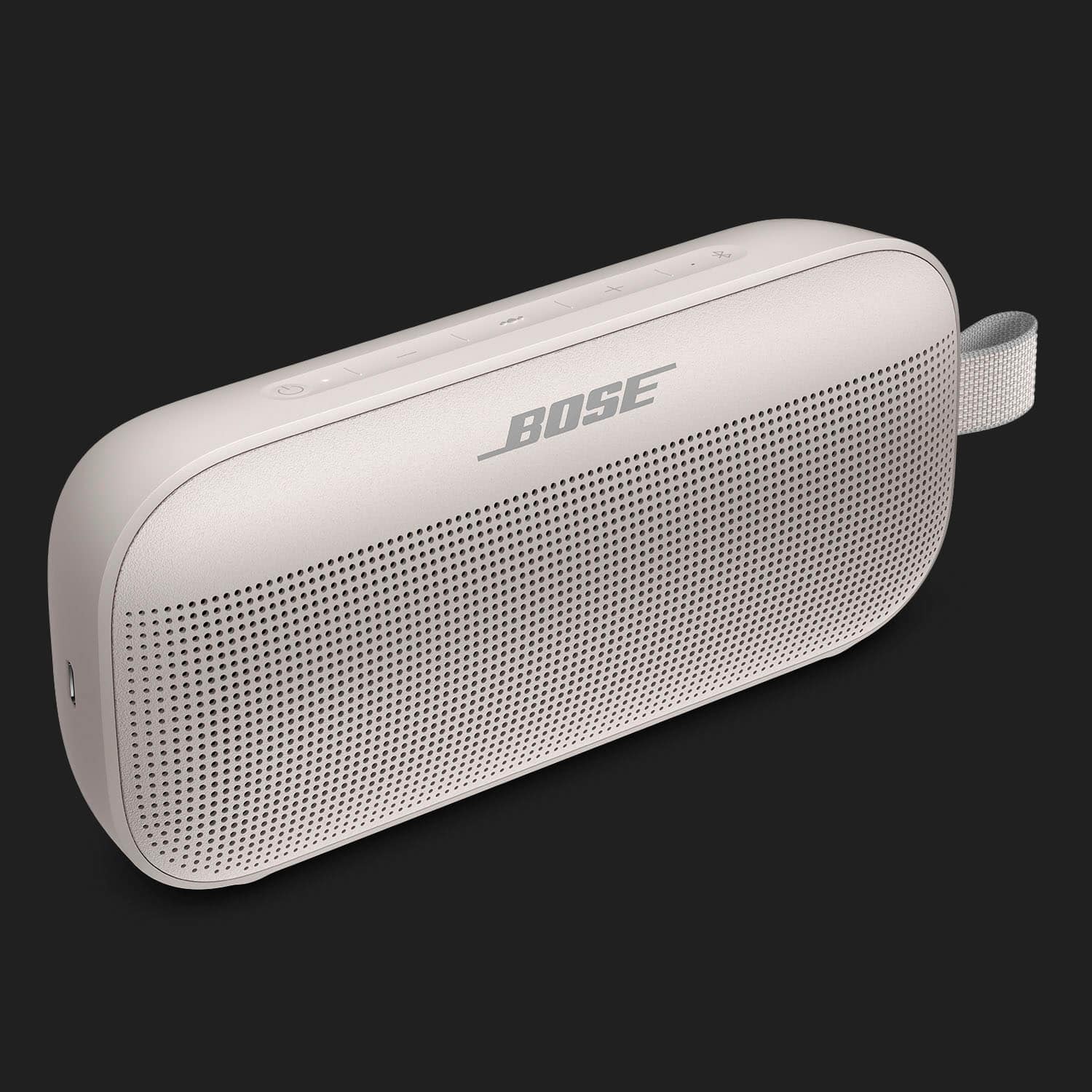 Alt View 13. Bose - SoundLink Flex Portable Bluetooth Speaker with Waterproof/Dustproof Design - White Smoke.