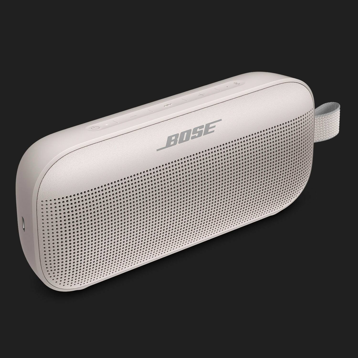 Alt View 13. Bose - SoundLink Flex Portable Bluetooth Speaker with Waterproof/Dustproof Design - White Smoke.