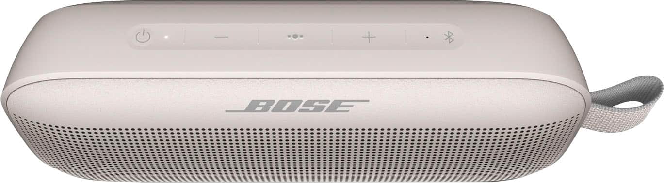 Alt View 16. Bose - SoundLink Flex Portable Bluetooth Speaker with Waterproof/Dustproof Design - White Smoke.