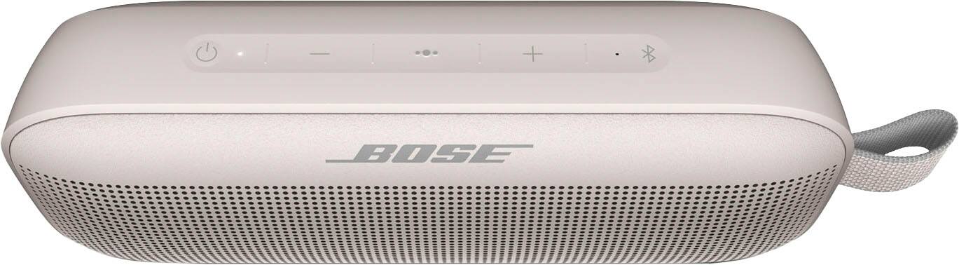 Alt View 16. Bose - SoundLink Flex Portable Bluetooth Speaker with Waterproof/Dustproof Design - White Smoke.
