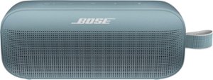 Bose - SoundLink Flex Portable Bluetooth Speaker with Waterproof/Dustproof Design - Stone Blue - Front_Zoom