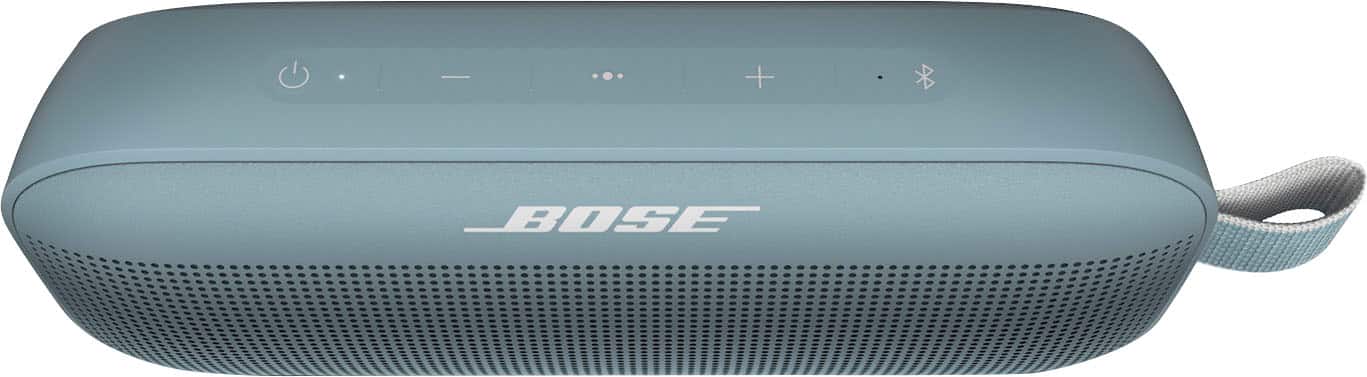 Alt View 15. Bose - SoundLink Flex Portable Bluetooth Speaker with Waterproof/Dustproof Design - Stone Blue.