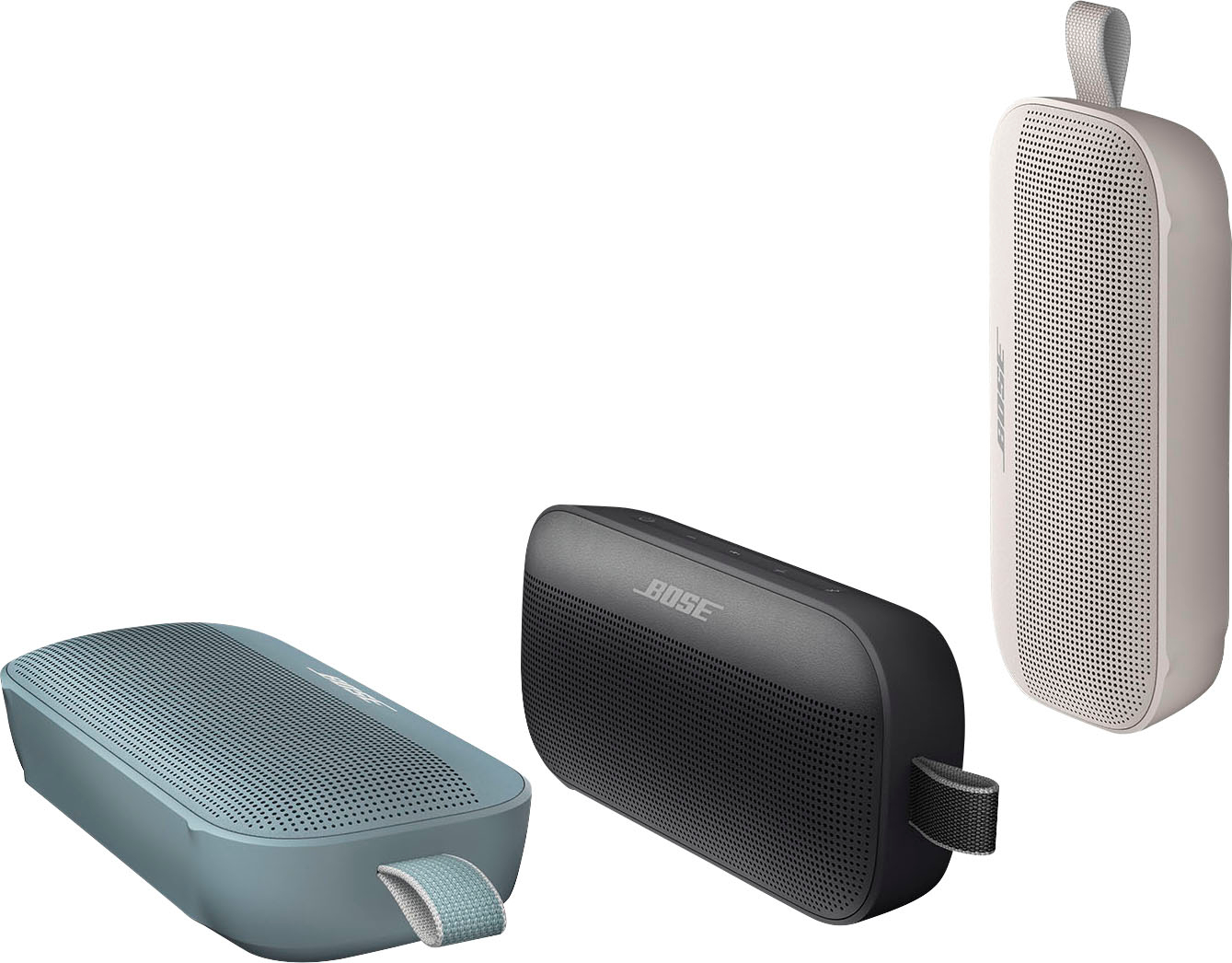 Bose SoundLink Flex Portable Bluetooth Speaker with Waterproof/Dustproof  Design Stone Blue 865983-0200 - Best Buy