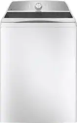 GE Profile - 5.0 Cu. Ft. High Efficiency Smart Top Load Washer with Smarter Wash Technology, Easier Reach & Microban Technology - White - Front_Zoom