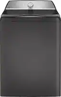 GE Profile - 5.0 Cu. Ft. High Efficiency Smart Top Load Washer with Smarter Wash Technology, Easier Reach & Microban Technology - Diamond Gray - Front_Zoom