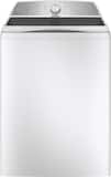 GE Profile - 4.9 Cu. Ft. High Efficiency Smart Top Load Washer with Smarter Wash Technology, Easier Reach & Microban Technology - White