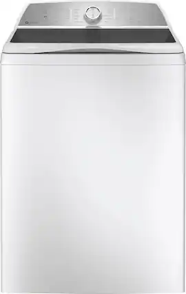GE Profile - 4.9 Cu. Ft. High Efficiency Smart Top Load Washer with Smarter Wash Technology, Easier Reach & Microban Technology - White