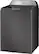 Left. GE Profile - 4.9 Cu Ft High Efficiency Smart Top Load Washer with Smarter Wash Technology, Easier Reach & Microban Technology - Diamond Gray.