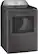 Angle. GE Profile - 7.4 Cu. Ft. Smart Electric Dryer with Sanitize Cycle and Sensor Dry - Diamond Gray.