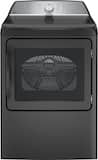 GE Profile - 7.4 Cu. Ft. Smart Gas Dryer with Sanitize Cycle and Sensor Dry - Diamond Gray