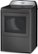 Left Zoom. GE Profile - 7.4 Cu. Ft. Smart Gas Dryer with Sanitize Cycle and Sensor Dry - Diamond Gray.