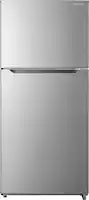 Insignia™ - 18 Cu. Ft. Top-Freezer Refrigerator with ENERGY STAR Certification - Stainless Steel - Front_Zoom