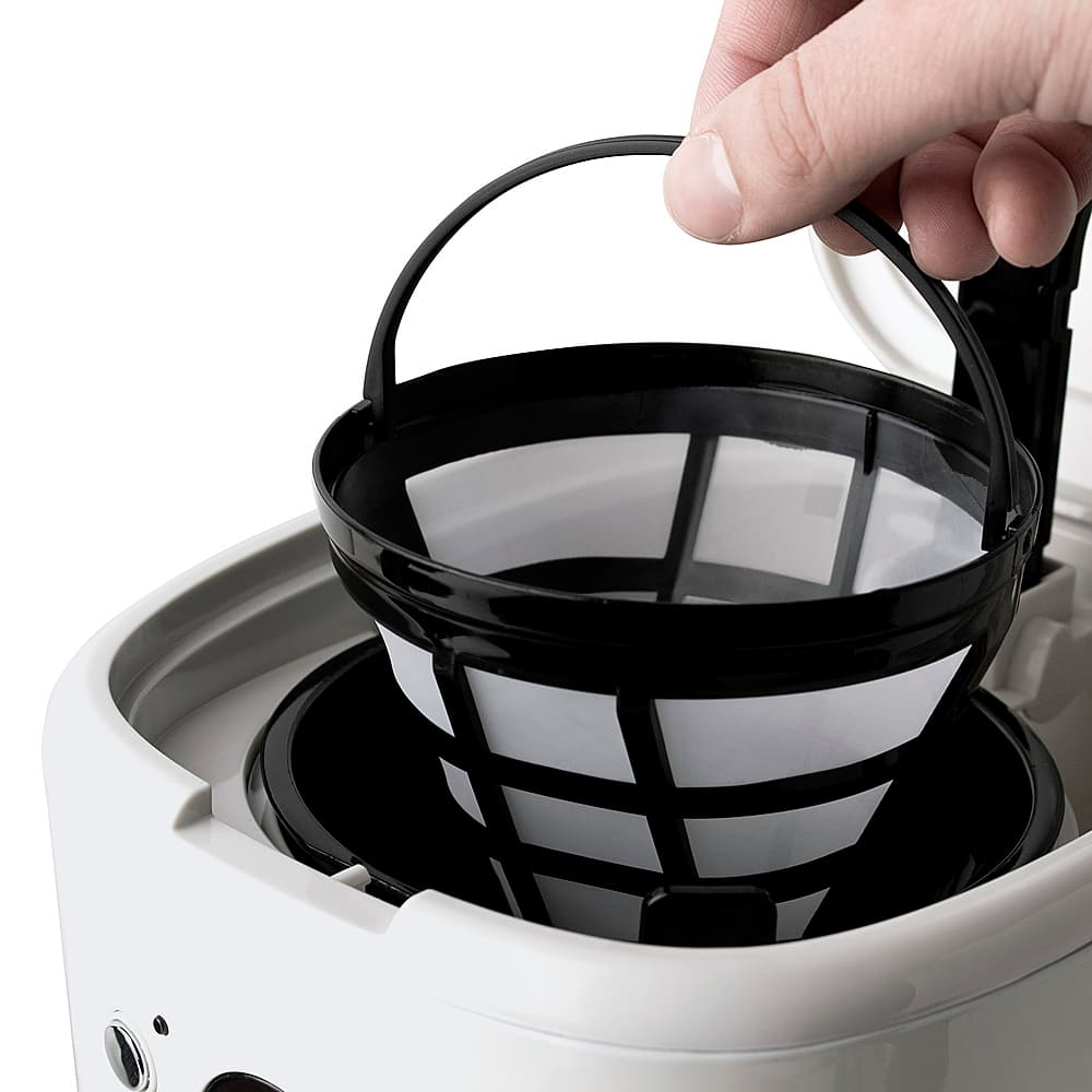 Alt View 12. Haden - 12-Cup Programmable Coffee Maker with Strength Control and Timer - Ivory.