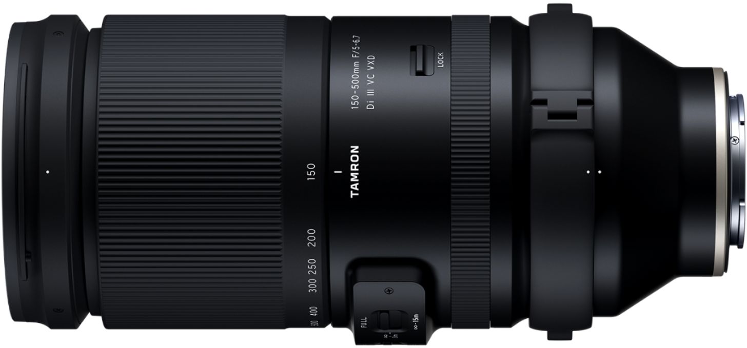 Back View: Tamron - 150-500mm F/5-6.7 Di III VC VXD Telephoto Zoom Lens for Sony E-Mount