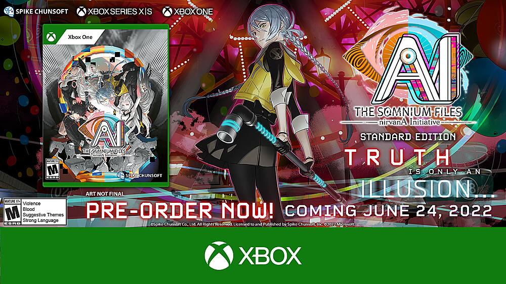 Left. Spike Chunsoft - AI: THE SOMNIUM FILES - nirvanA Initiative.