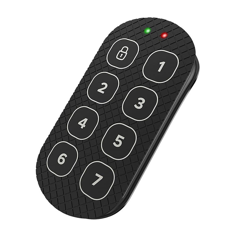 Compustar - Keyless Touchpad w/ 7 Digits - Black - Front_Zoom