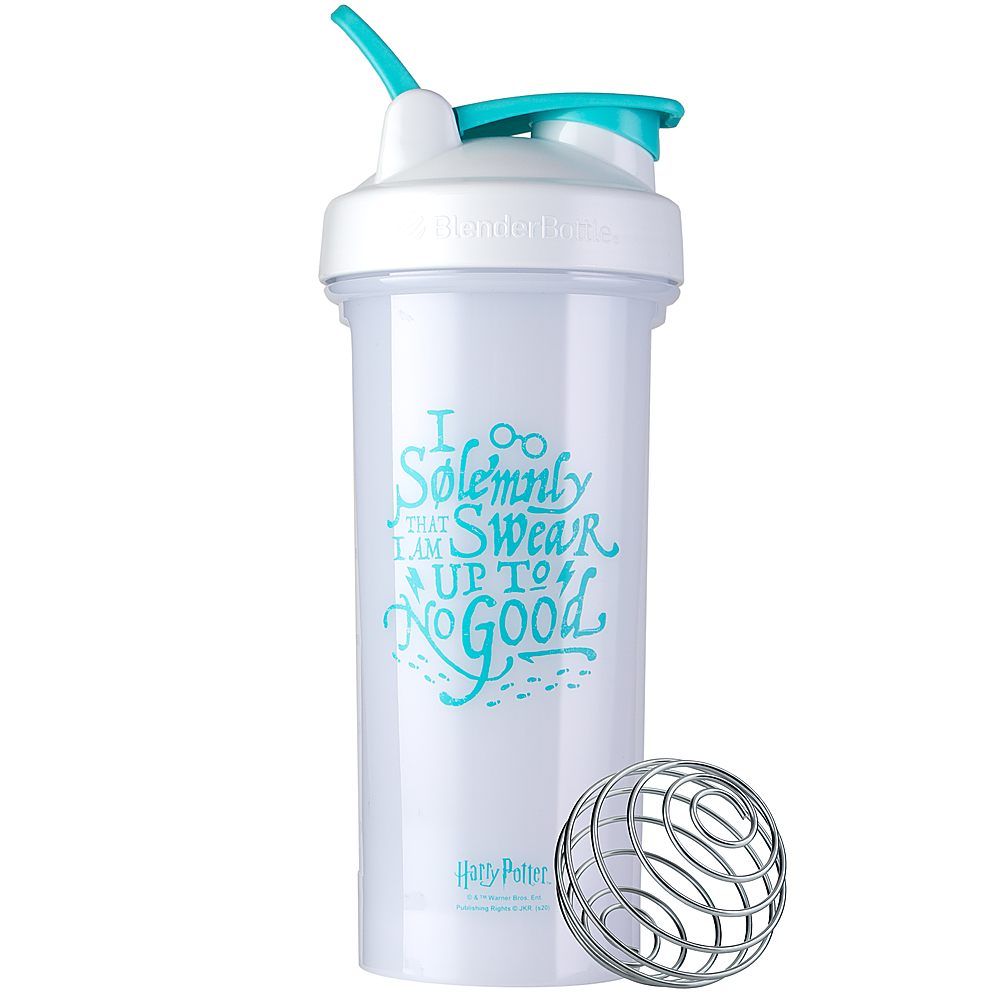 Angle View: BlenderBottle - Harry Potter Series Pro28 28 oz. Water Bottle/Shaker Cup - White