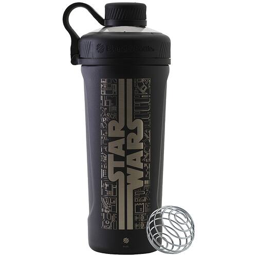 BlenderBottle - Star Wars Series Radian 26 oz. Double Vacuum Insulated Stainless Steel Water Bottle/Shaker Cup - Matte Black