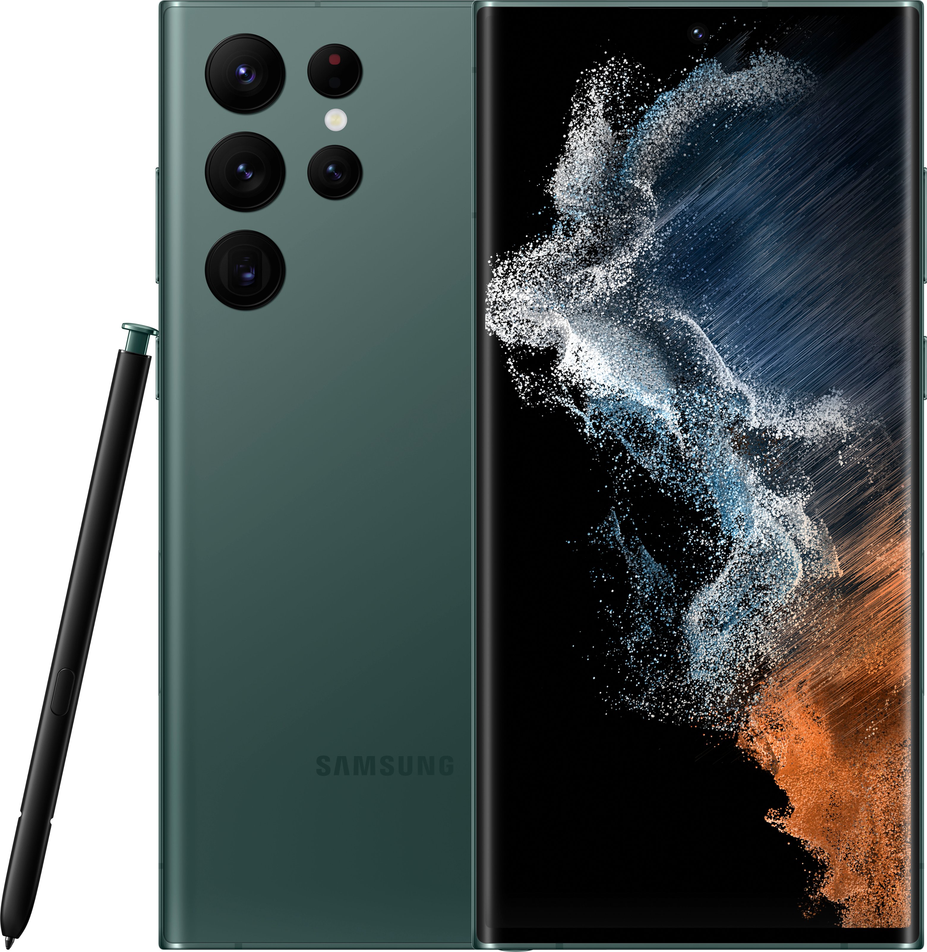 Samsung Galaxy S22 Ultra 256GB Green (T-Mobile) SM  - Best Buy