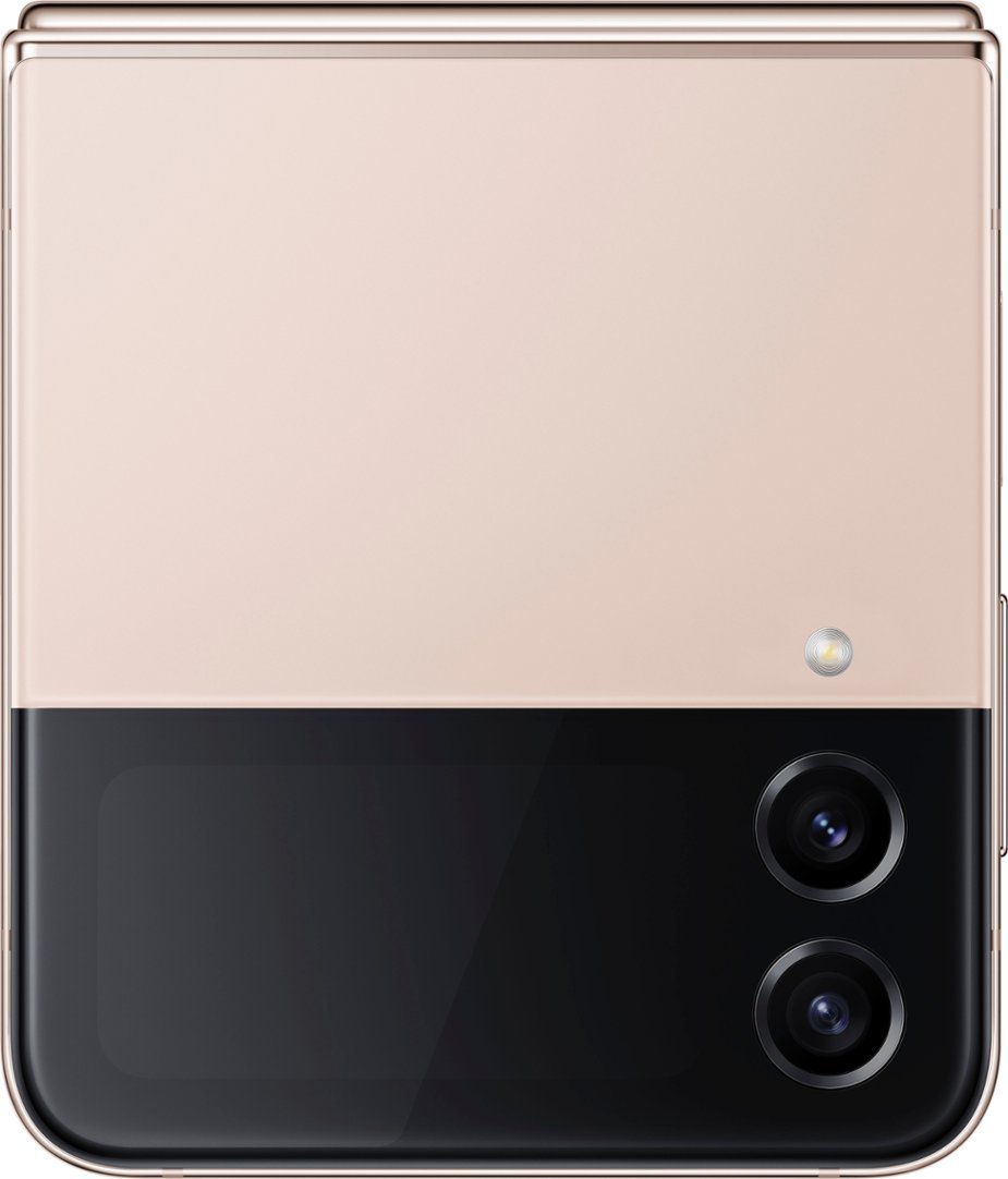 Zoom in on Alt View Zoom 17. Samsung - Galaxy Z Flip4 128GB - Pink Gold (T-Mobile).