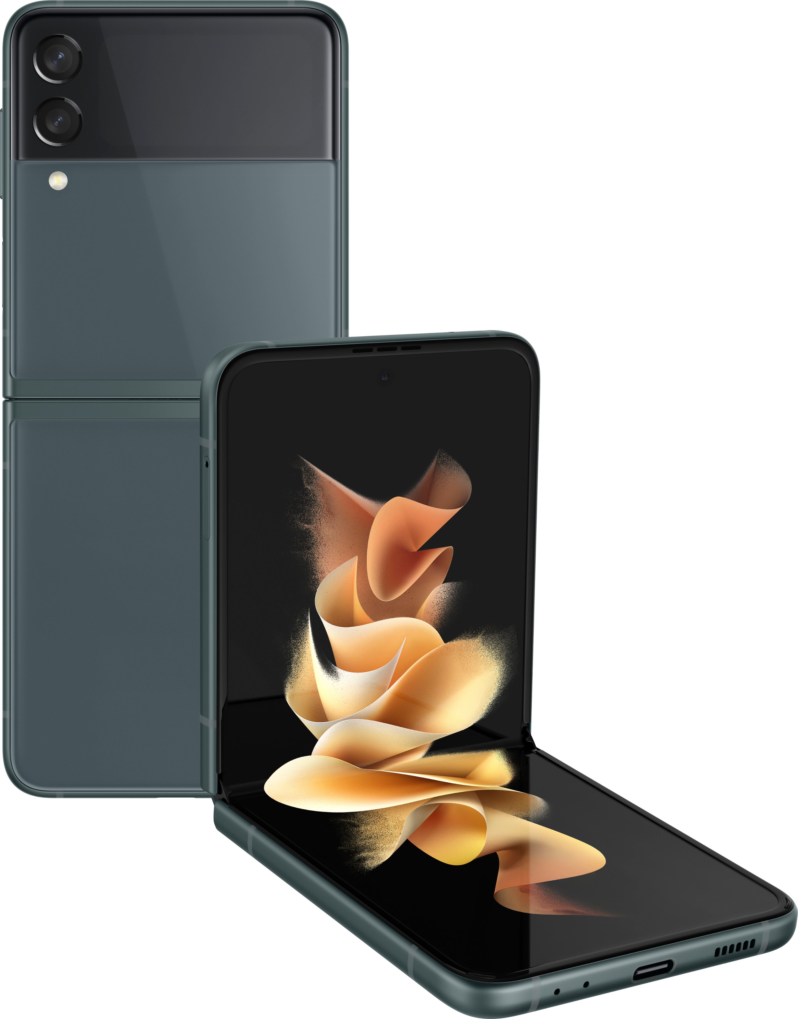 Samsung - Galaxy Z Flip3 5G 128GB - Green (T-Mobile)