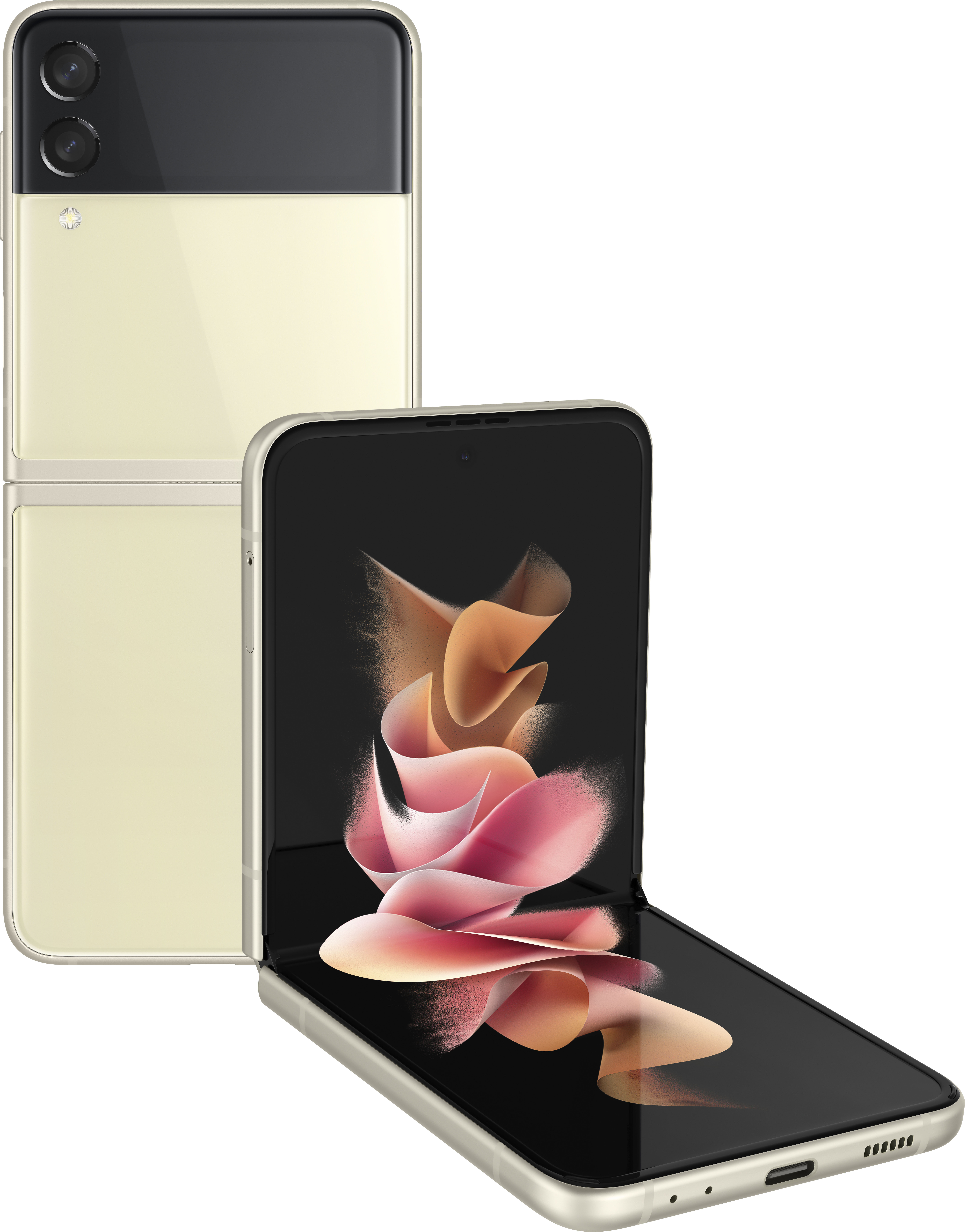 Samsung Galaxy Z Flip3 5G 128GB Cream (T-Mobile) SM  - Best Buy