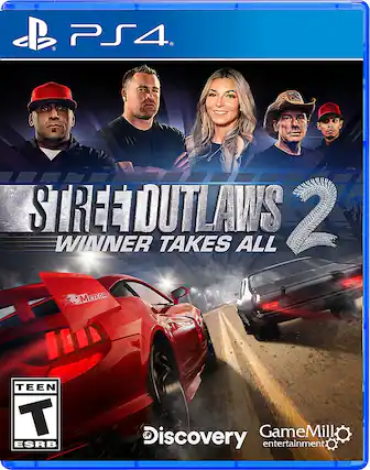 Front. GameMill Entertainment - Street Outlaws 2 Winner Takes All. - T (Teen 13+)