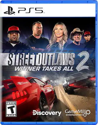 Front. GameMill Entertainment - Street Outlaws 2 Winner Takes All. - T (Teen 13+)