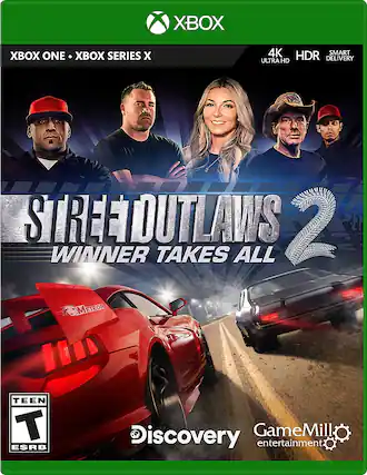 Front. GameMill Entertainment - Street Outlaws 2 Winner Takes All. - T (Teen 13+)