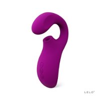 Lelo - ENIGMA - Dual Vibrating Massager - Deep Rose - Front_Zoom
