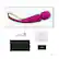 Left. Lelo - SMART WAND 2 - Vibrating Wand - Deep Rose.