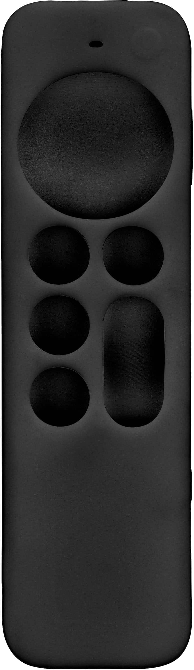 Front. Insignia™ - Apple TV Remote Cover - Black.