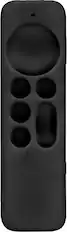 Front. Insignia™ - Apple TV Remote Cover - Black.