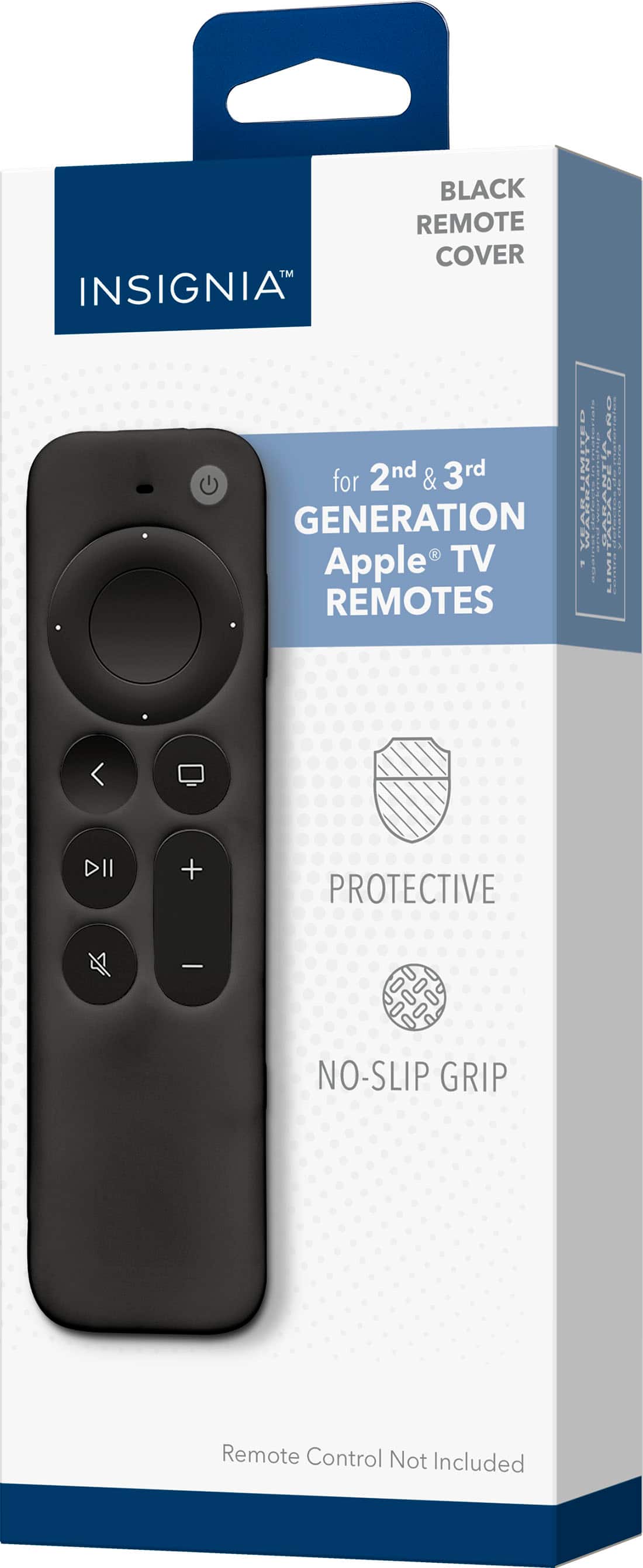Alt View 14. Insignia™ - Apple TV Remote Cover - Black.