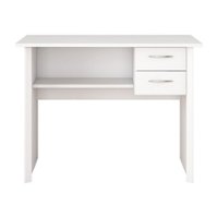 CorLiving - Kingston Classic Two Drawer Desk - White - Front_Zoom