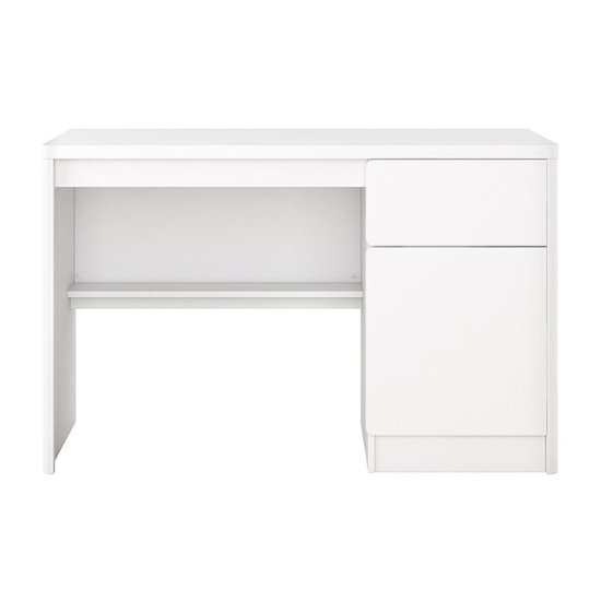 CorLiving Kingston Classic Desk with Cabinet White WKS-401-D - Best Buy