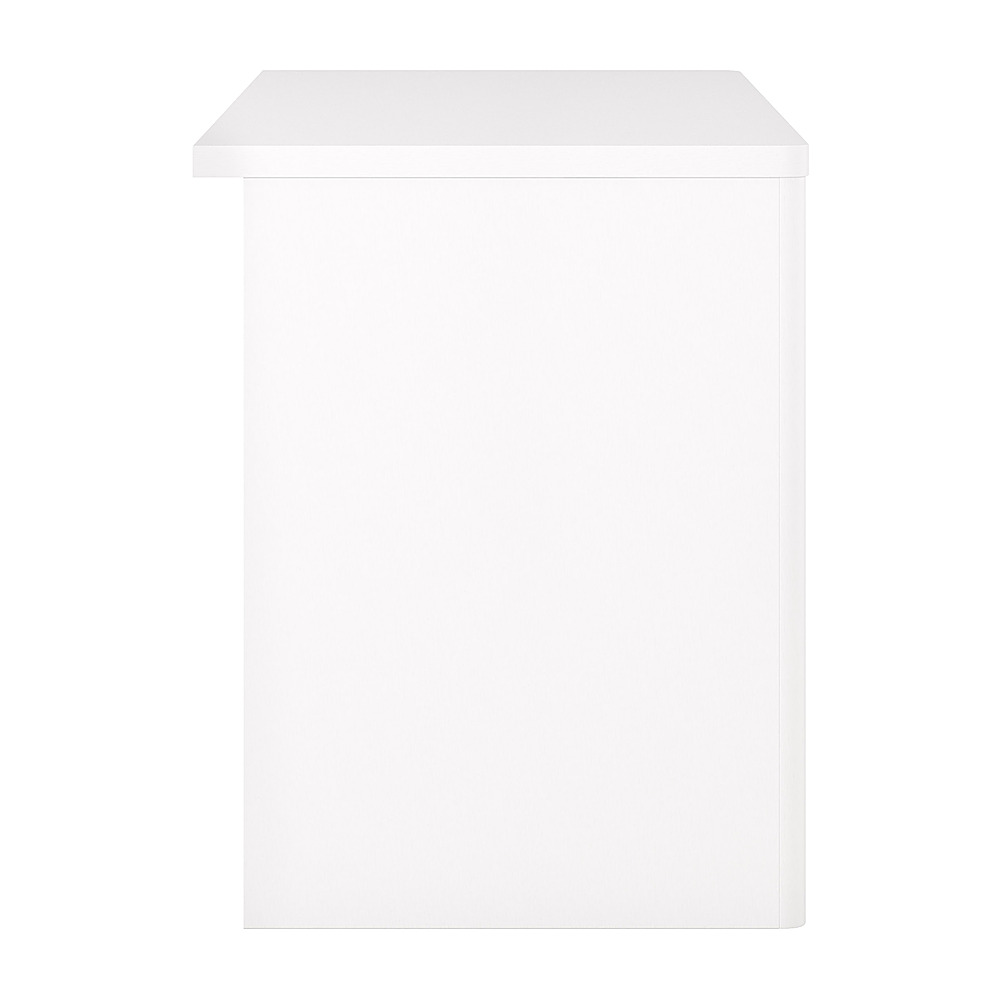Best Buy: CorLiving Kingston Classic Desk with Cabinet White WKS-401-D