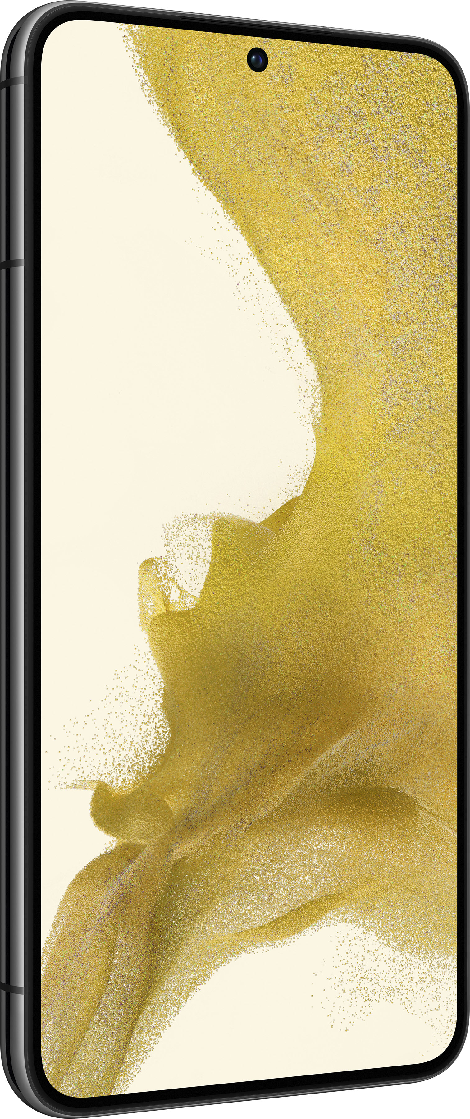 Angle View: Samsung - Galaxy S22 128GB - Phantom Black (Sprint)