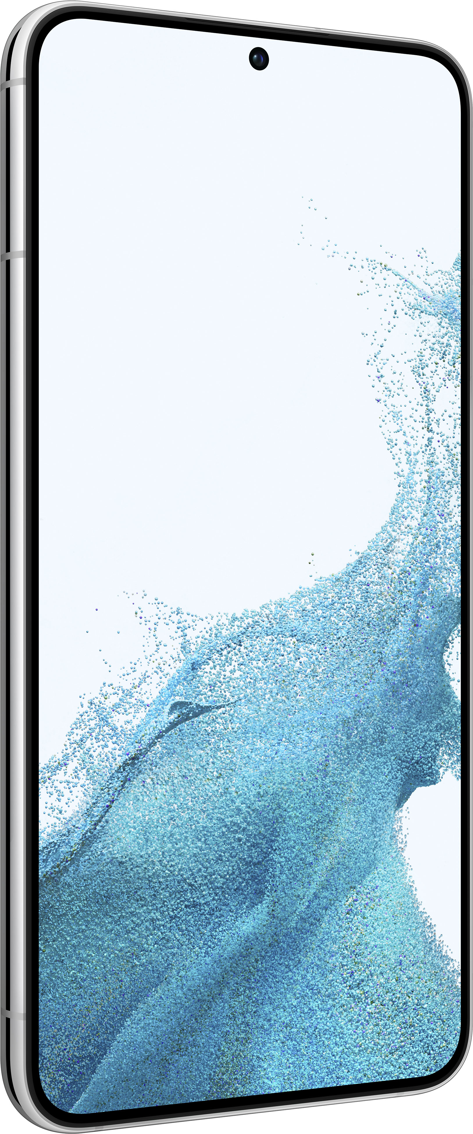 Angle View: Samsung - Galaxy S22+ 128GB - Phantom White (Sprint)