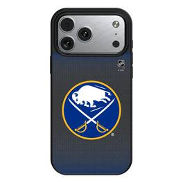 Keyscaper - NHL - Buffalo Sabres Linen Logo iPhone Magnetic Bump Case - 15 - Black