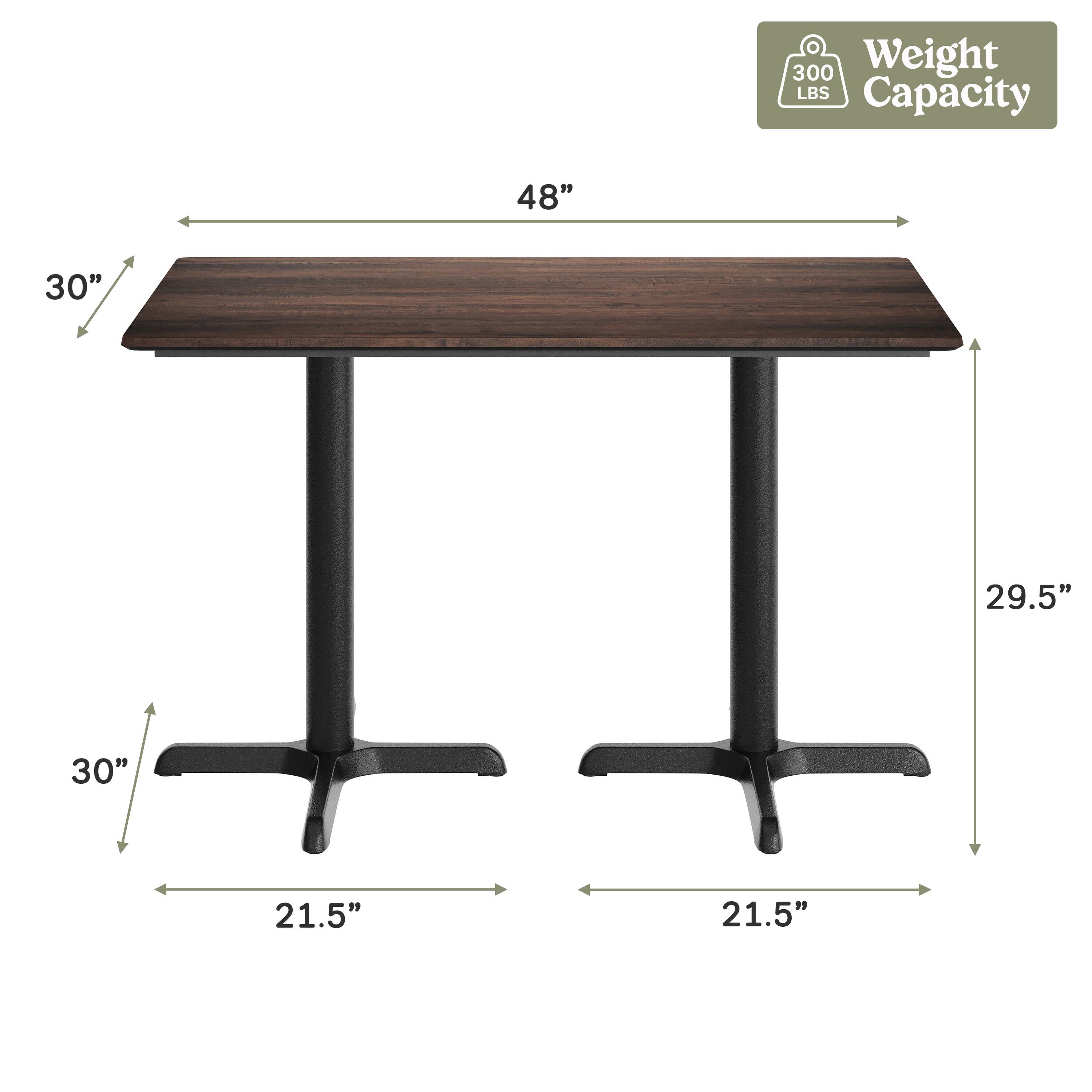 300 Weight LBS Capacity  
48"  
30"  
29.5"  
30"  
21.5"  
21.5"
