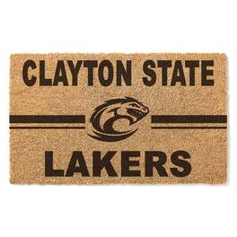 Jardine - Clayton State Lakers 18" x 30" Team Logo Doormat - Brown