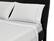Front. Bedgear - BASIC Seamless Sheet Sets- Queen - White.